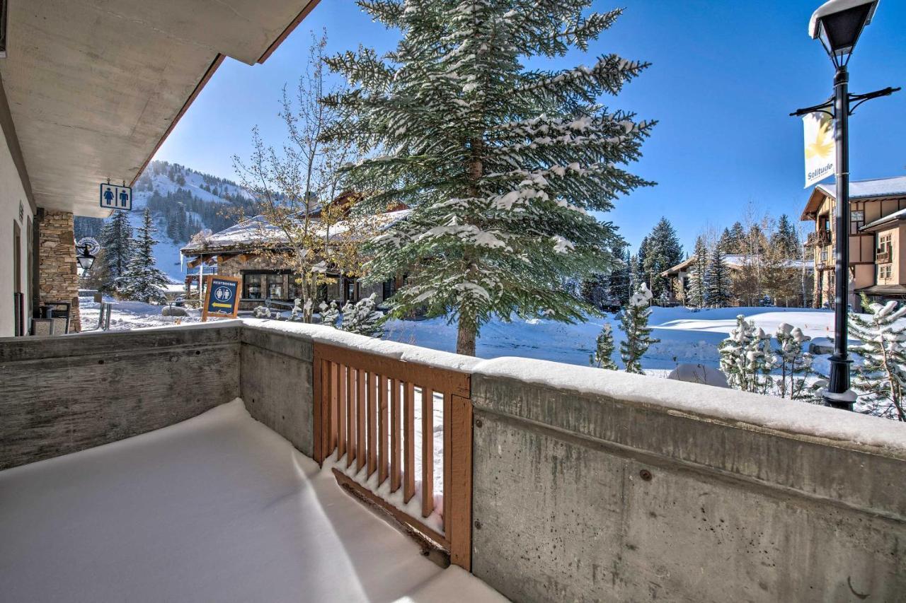 Solitude Mountain Slopeside Ski Condo With Hot Tub! Brighton Exteriér fotografie
